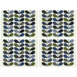 Orla Kiely Set of 4 Placemats - Multi Stem Khaki & Marine