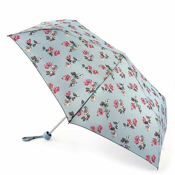 Cath Kidston Minilite-2 Lightweight Compact Umbrella - Cats and Flowers