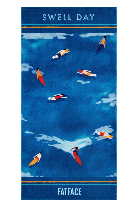 Fat Face Swell Day Beach Towel