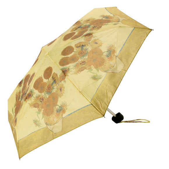 The National Gallery Tiny-2 Lightweight Compact Umbrella - Sunflowers (Van Gough)