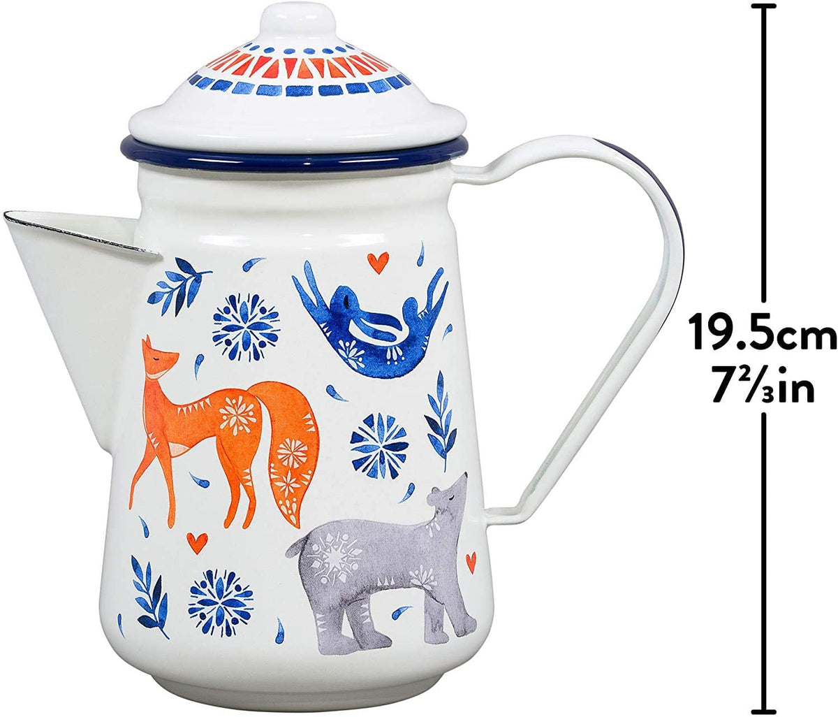 Folklore Enamel Coffee Pot Sunrise – Babylon Emporium