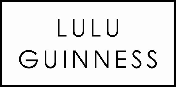 Lulu Guinness Superslim-2 Lightweight Compact Umbrella - Lips Stripe Border