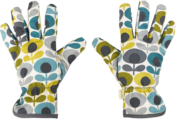 Orla Kiely Potting Gloves - Multi Flower Oval Print