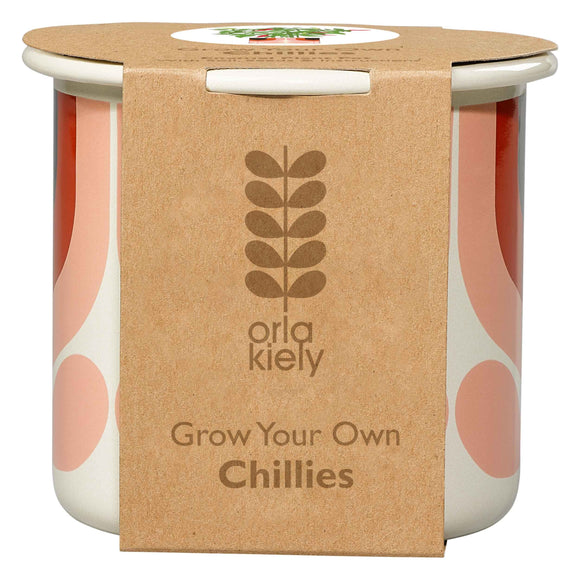 Orla Kiely Grow Your Own Chillies - Striped Tulip Rosewood