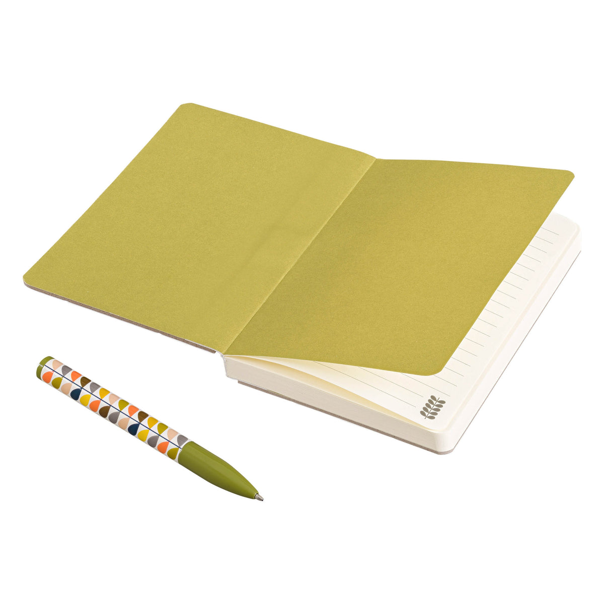 Orla Kiely Notebook & Pen Set Multi Stem Babylon Emporium