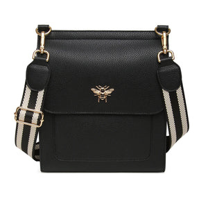 Alice Wheeler London Ladies Vegan Faux Leather LARGE Bloomsbury Cross Body Bag