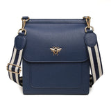 Alice Wheeler London Ladies Vegan Faux Leather LARGE Bloomsbury Cross Body Bag