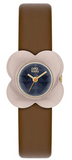 Orla Kiely Poppy Ladies Tan Leather Strap Flower Shaped Dial Watch