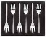 Stellar Rochester 6 Piece Stainless Steel Pastry Fork Set