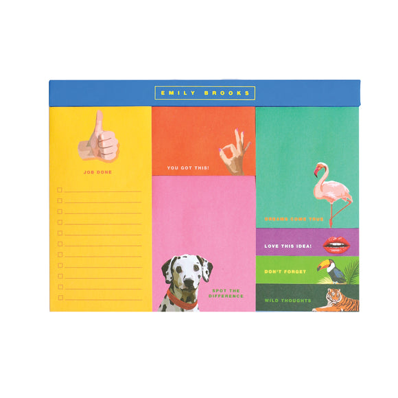 Emily Brooks 3 Sticky Notes Set
