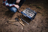 Gentlemen's Hardware Suitcase-Style Portable BBQ
