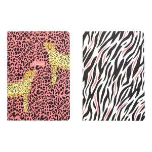 Notebook Collection - 2x A5 Animal Mix