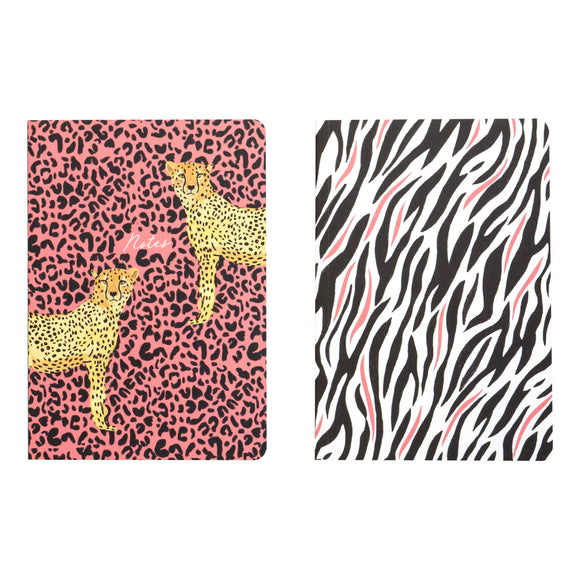 Notebook Collection - 2x A5 Animal Mix