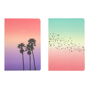 Notebook Collection - 2x A5 Sunset