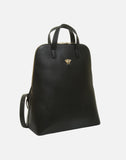 Alice Wheeler London Ladies Vegan Faux Leather Henley Backpack - Black