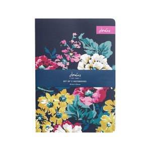 Joules - Cambridge Floral - 2 x A5 Notebooks
