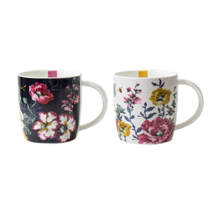 Joules - Cambridge Floral - 2 x Mug Set in Gift Box