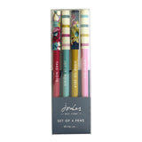 Joules - Cambridge Floral - Set of 4 Pens