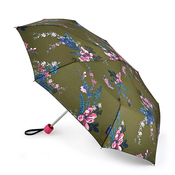 Joules Minilite-2 Lightweight Compact Umbrella - Grape Leaf Harvest