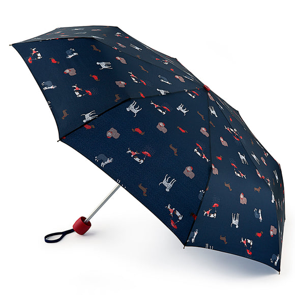 Joules Minilite-2 Lightweight Compact Umbrella - Dapper Dogs