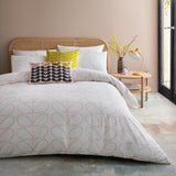Orla Kiely Duvet Cover & Pillowcases - VARIOUS SIZES - Linear Stem Cloud Pink