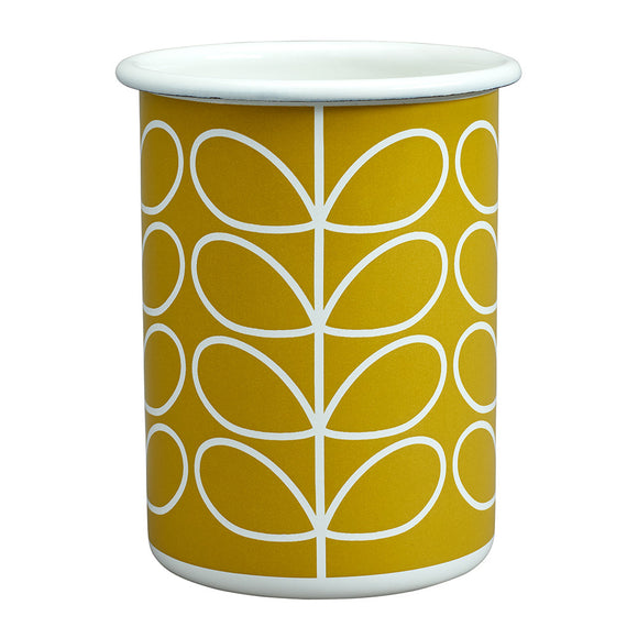Orla Kiely Enamel Tumbler (350ml) - Linear Stem Dandelion