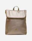 Alice Wheeler London Ladies Vegan Faux Leather Marlow Backpack - Bronze