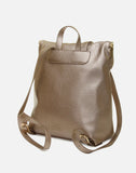 Alice Wheeler London Ladies Vegan Faux Leather Marlow Backpack - Bronze