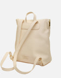 Alice Wheeler London Ladies Vegan Faux Leather Marlow Backpack - Cream