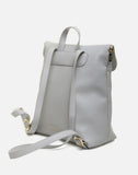 Alice Wheeler London Ladies Vegan Faux Leather Marlow Backpack - Grey