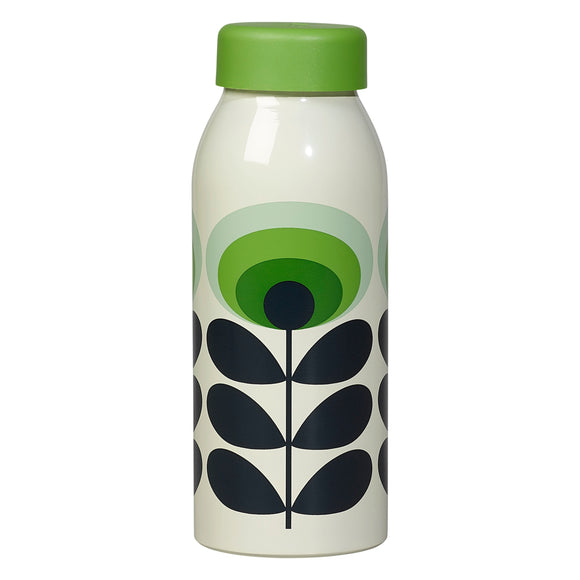 Orla Kiely 500ml Insulated Bottle - 70s Oval Flower Green