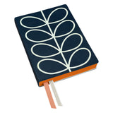 Orla Kiely A5 Classic Notebook - Linear Stem Navy