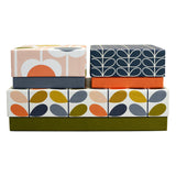 Orla Kiely Set of 3 Storage Boxes - Flowers