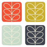 Orla Kiely Set of 4 Coasters - Linear Stem