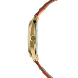 Orla Kiely Beatrice Ladies Tan Leather Strap Embossed Stem Print Watch