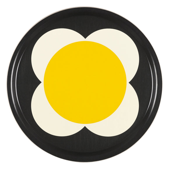 Orla Kiely Large Round Tray - Spot Flower