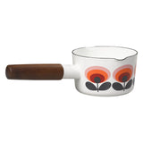 Orla Kiely Enamel Milk Pan - 70s Oval Flower