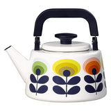 Orla Kiely Enamel Kettle - 70s Oval Flower Multi