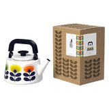 Orla Kiely Enamel Kettle - 70s Oval Flower Multi
