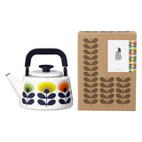 Orla Kiely Enamel Kettle - 70s Oval Flower Multi