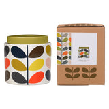Orla Kiely Ceramic Storage Jar with Lid (1 Litre) - Multi Stem