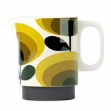 Orla Kiely Ceramic Milk Jug - 70s Oval Flower Yellow