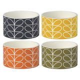 Orla Kiely Set of 4 Ceramic Ramekins - Linear Stem