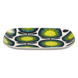 Orla Kiely Bamboo Large Plate - Cantaloupe Melon Marine
