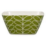 Orla Kiely Bamboo Bowl - Linear Stem Seagrass Green