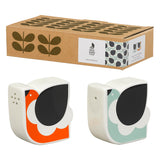 Orla Kiely Ceramic Salt & Pepper Shakers - Frilly Chicken