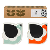 Orla Kiely Ceramic Salt & Pepper Shakers - Frilly Chicken