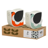 Orla Kiely Ceramic Salt & Pepper Shakers - Frilly Chicken