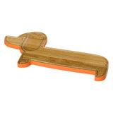 Orla Kiely Wooden Serving/Chopping Board - Dachshund Persimmon