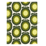 Orla Kiely Set of 2 Tea Towels - Cantaloupe Melon Olive